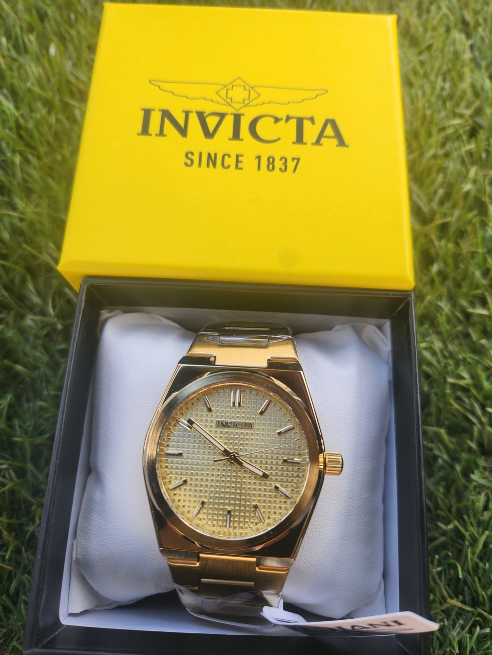 Invicta Men’s Gold Stainless Steel Watch - Gold Dial 40mm